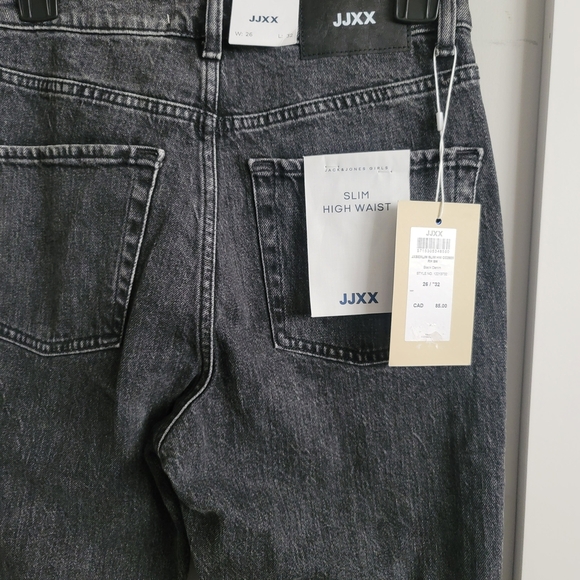 JJXX Black High Waist Skinny Jeans High-Quality Denim | Size 26 X 32 - Picture 6 of 15